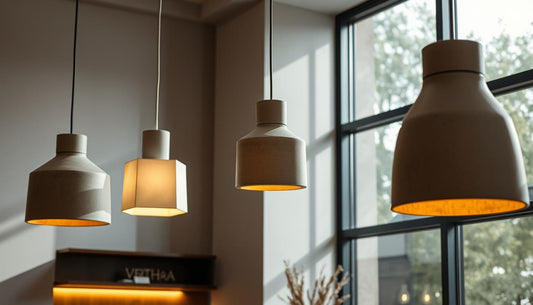 Verthara's Concrete Pendant Lamps: Modern Lighting for Your Home