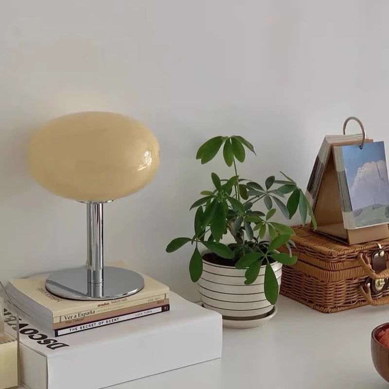 Murano Glass Glass Cloud Table Lamp – Dimmable Touch Control