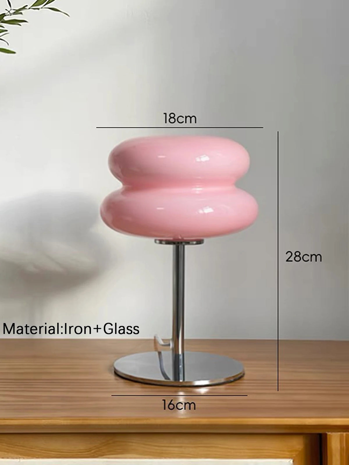 Nordic Vintage Table Lamp – USB Powered Dimmable