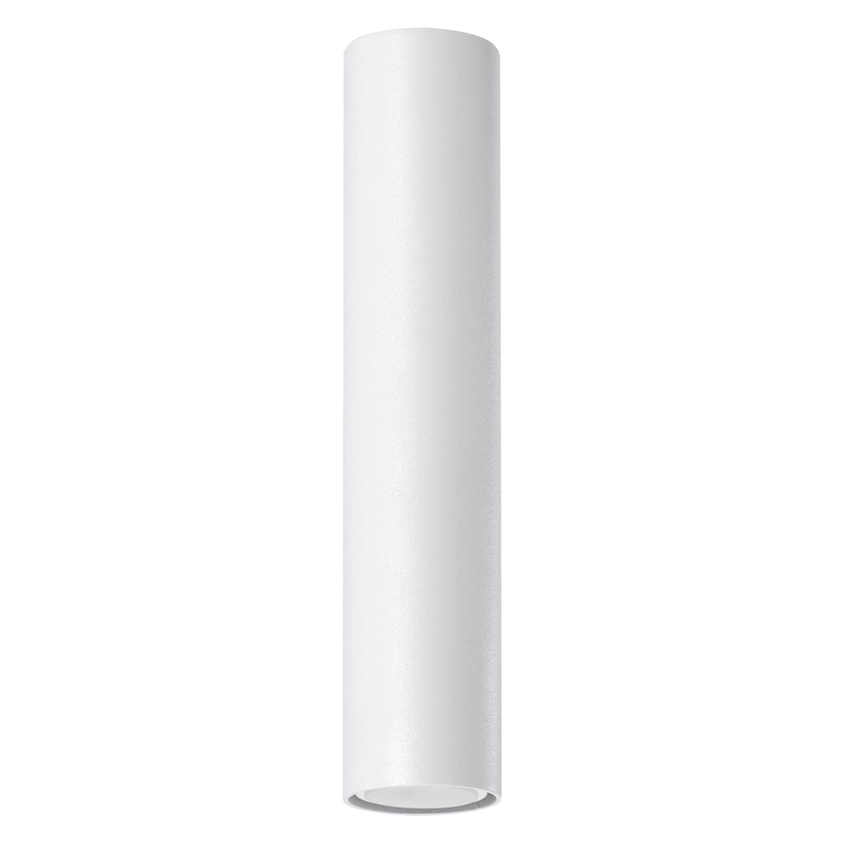 Sollux Lighting Ceiling Lamp Lagos 30 White - Modern White Ceiling Light - Powder-Coated Steel - Replaceable GU10 Bulbs - Elegant Cylindrical Design