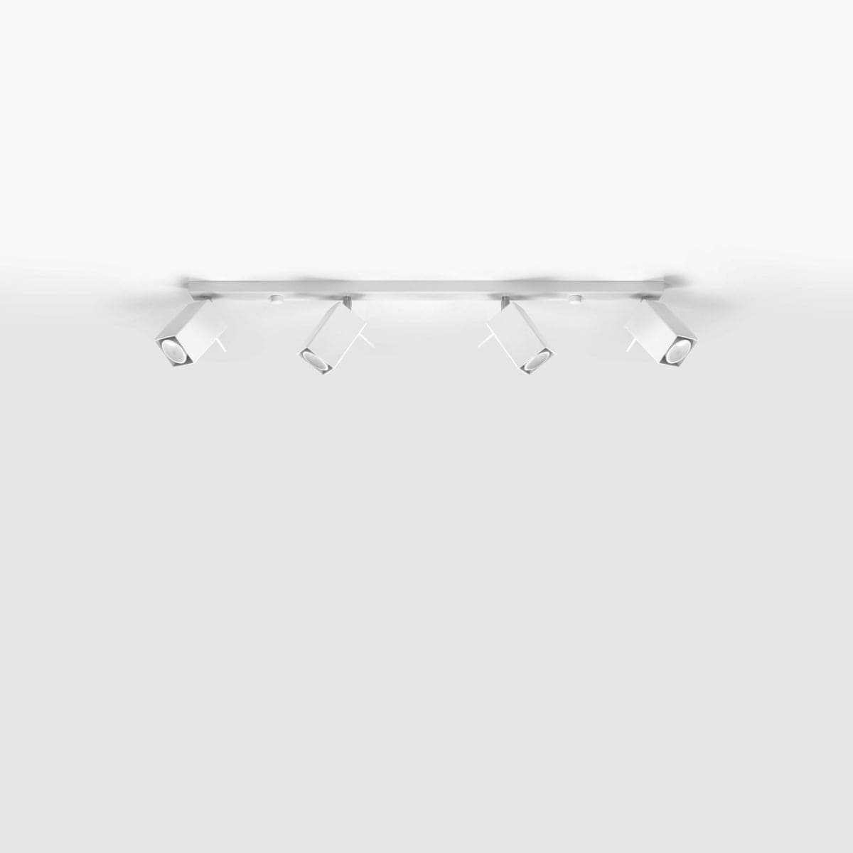Sollux Lighting Ceiling Lamp Merida 4 L White - Modern Spot Ceiling Light - 4 Adjustable Shades - Durable Steel Design - GU10 Bulb Compatible