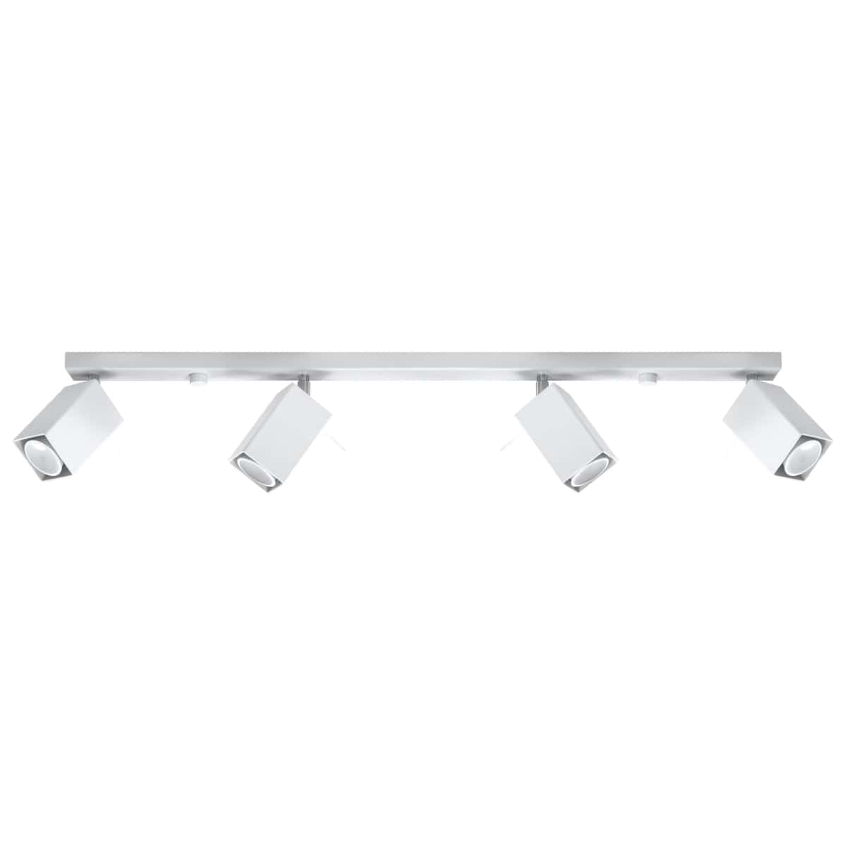 Sollux Lighting Ceiling Lamp Merida 4 L White - Modern Spot Ceiling Light - 4 Adjustable Shades - Durable Steel Design - GU10 Bulb Compatible