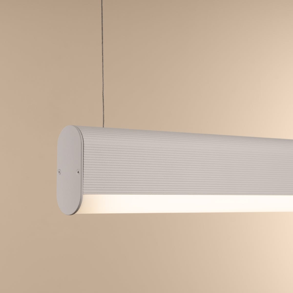 Sollux Lighting FARGE White LED Pendant Lamp - 3000K Warm Light - Modern Geometric Design - Energy-Efficient Matte Finish