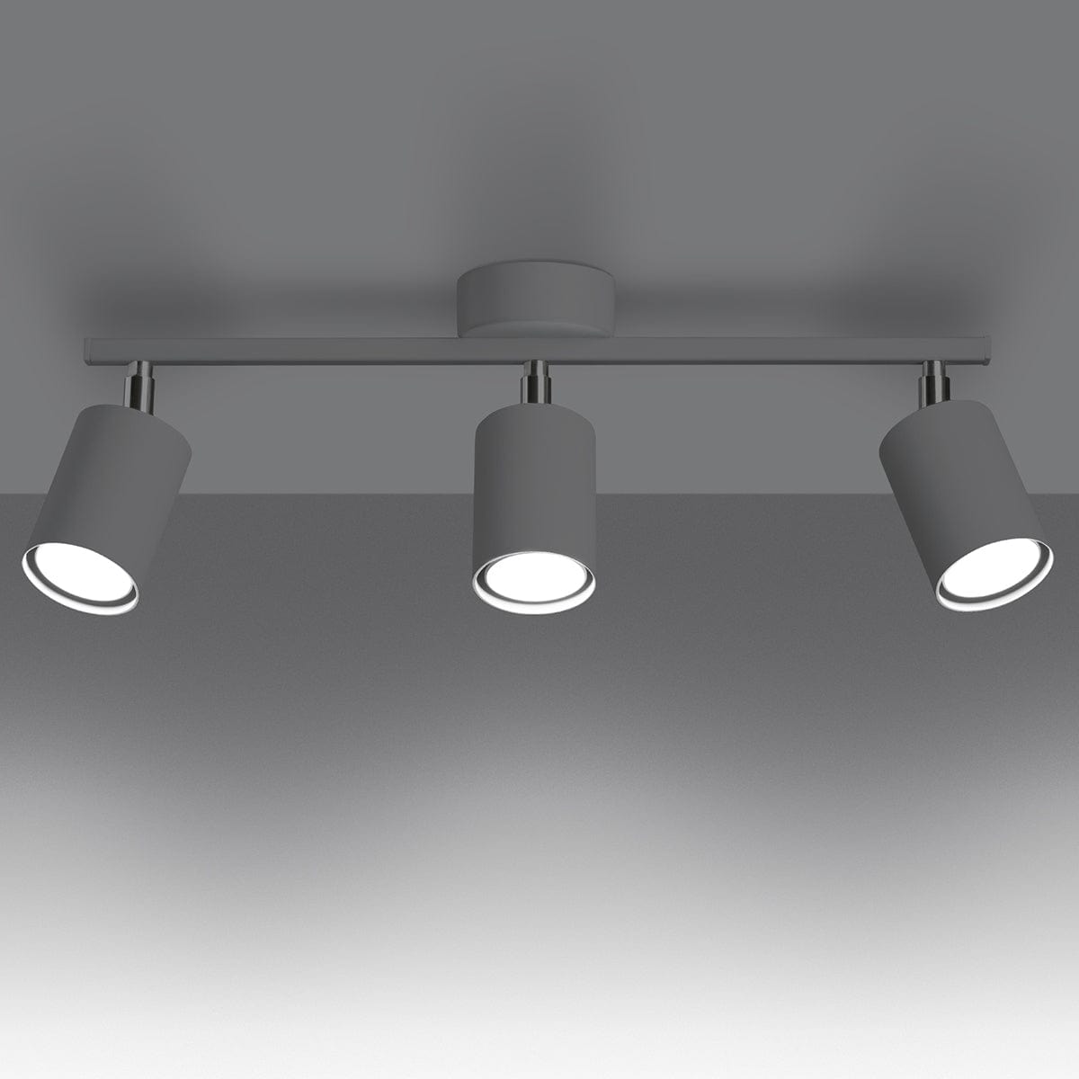 Sollux Lighting LEMMI Ceiling Lamp 3 White - Minimalistic Design - LED Module - Adjustable Lighting - 5-Year Warranty - High-Quality Metal