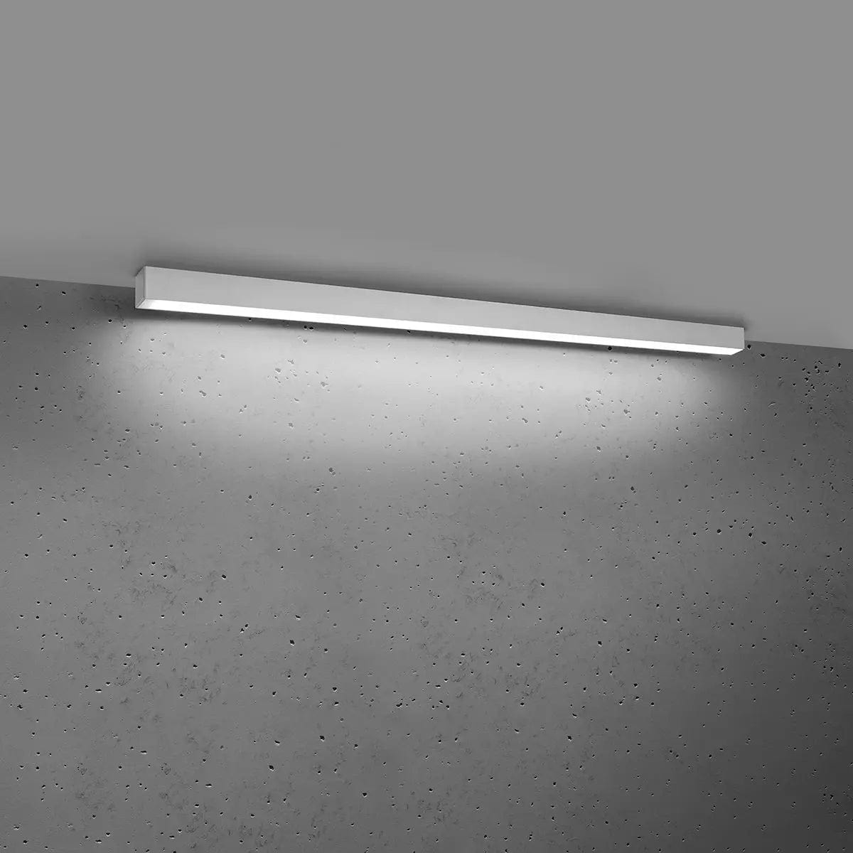 Sollux Lighting Pinne 118 Ceiling Lamp White - Minimalist Design - Integrated LED Module - Flicker-Free - High CRI - Energy Efficient - 5-Year Warranty