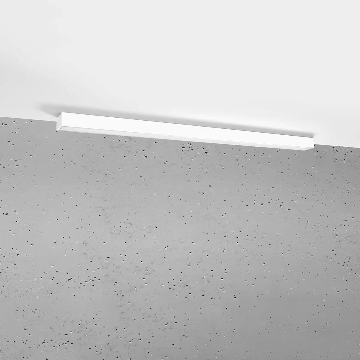 Sollux Lighting Pinne 118 Ceiling Lamp White - Minimalist Design - Integrated LED Module - Flicker-Free - High CRI - Energy Efficient - 5-Year Warranty