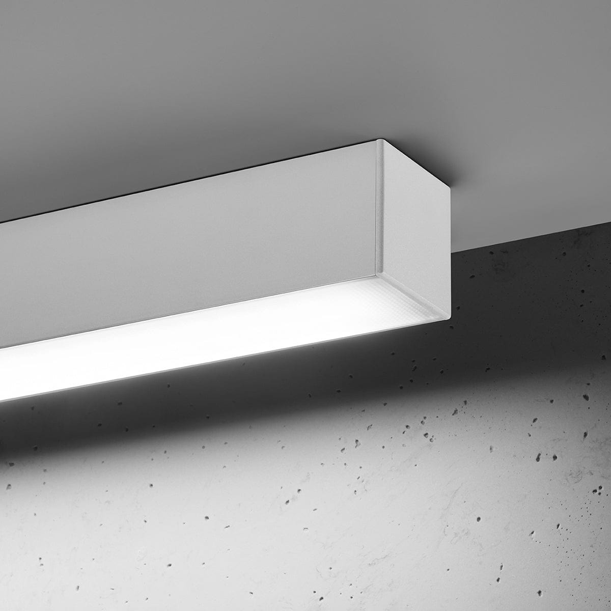 Sollux Lighting Pinne 150 Ceiling Lamp White - Minimalist Design - Integrated LED Module - Flicker-Free - High CRI - Energy Efficient - Long-Lasting with 5-Year Warranty