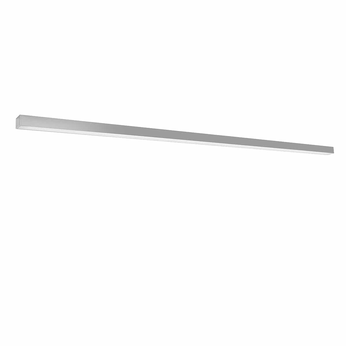 Sollux Lighting Pinne 200 Grey Ceiling Lamp - Modern Minimalist Design - Integrated LED Module - Flicker-Free Eye Comfort - Energy-Efficient Lighting - 5-Year Warranty