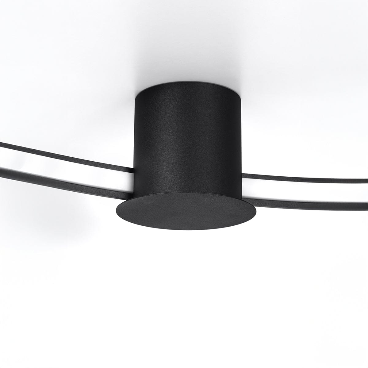 Sollux Lighting Rio 55 White LED Ceiling Lamp - 3000K Warm Light - Modern Circular Design - CRI 90+ - Flicker-Free Glow - Energy Efficient & Long-Lasting