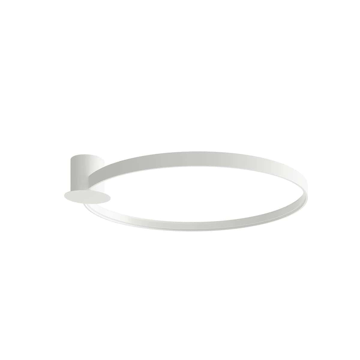 Sollux Lighting Rio 55 White LED Ceiling Lamp - 3000K Warm Light - Modern Circular Design - CRI 90+ - Flicker-Free Glow - Energy Efficient & Long-Lasting