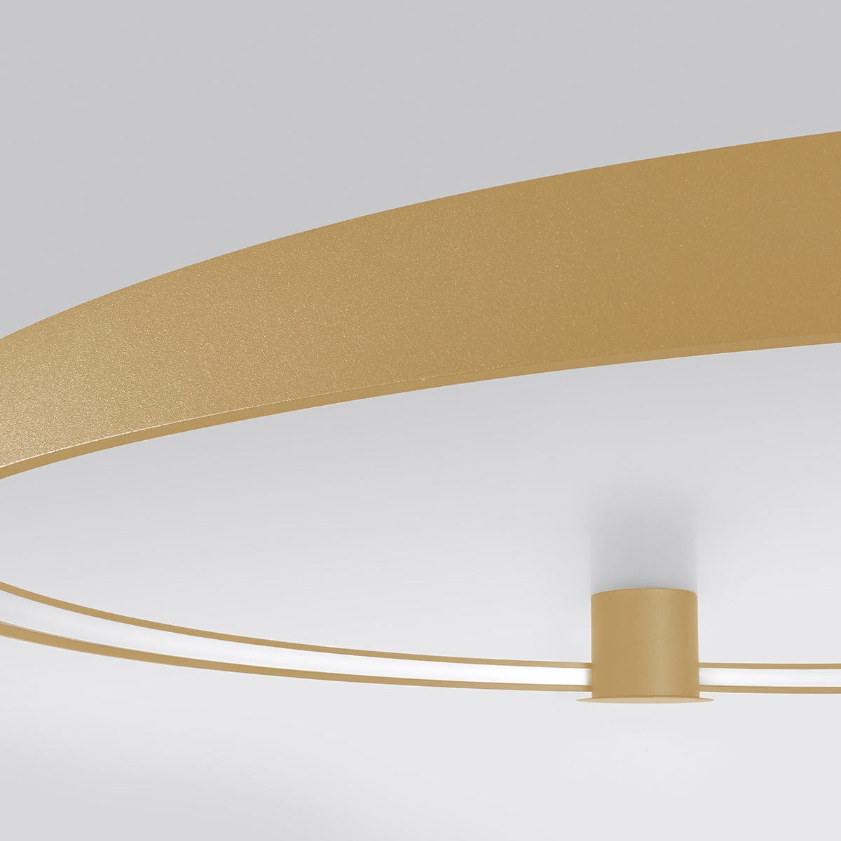 Sollux Lighting RIO 78 Ceiling Lamp Golden LED 4000K - Circular Design - High CRI - Flicker-Free - Energy Efficient - Long-Lasting and Versatile Lighting