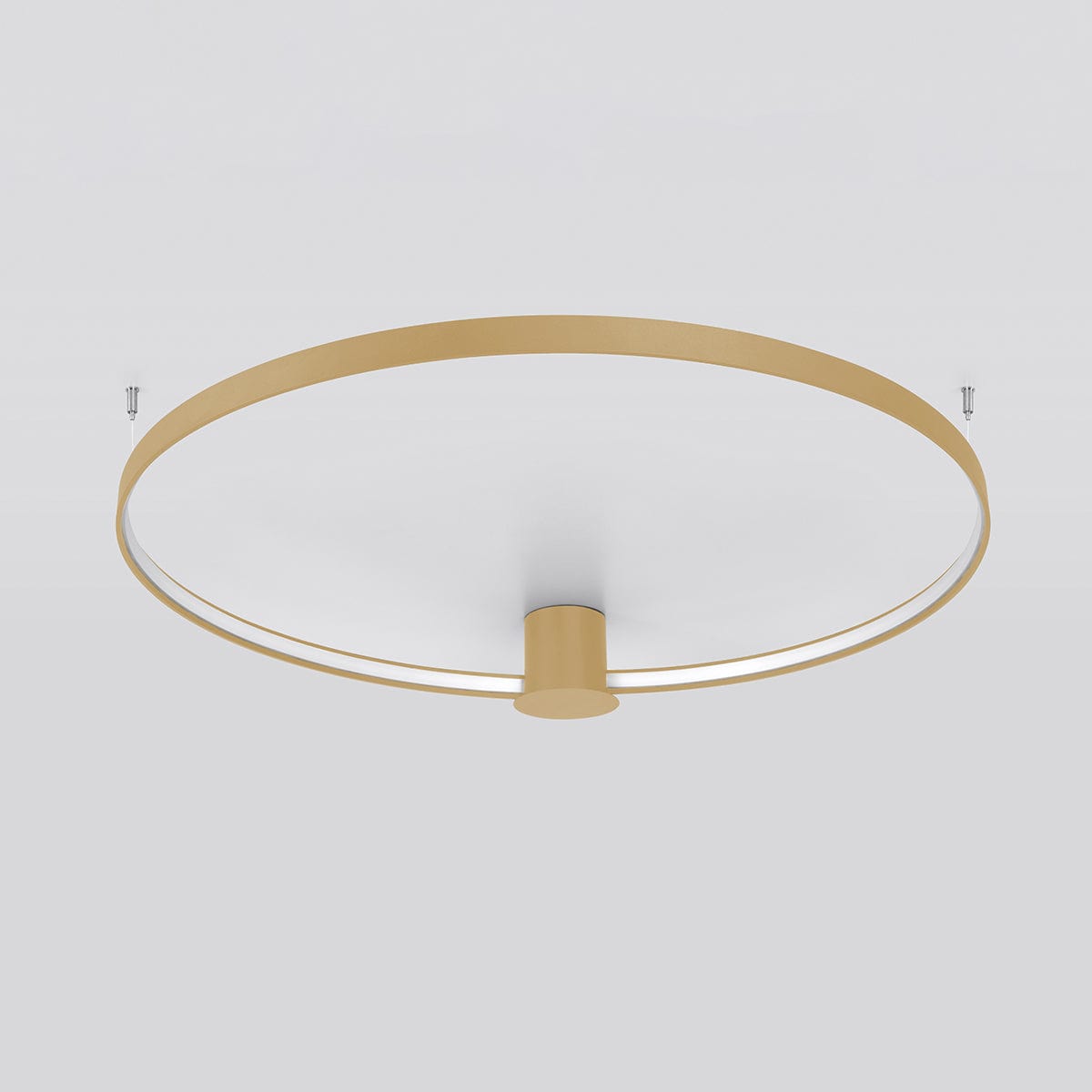Sollux Lighting RIO 78 Ceiling Lamp Golden LED 4000K - Circular Design - High CRI - Flicker-Free - Energy Efficient - Long-Lasting and Versatile Lighting