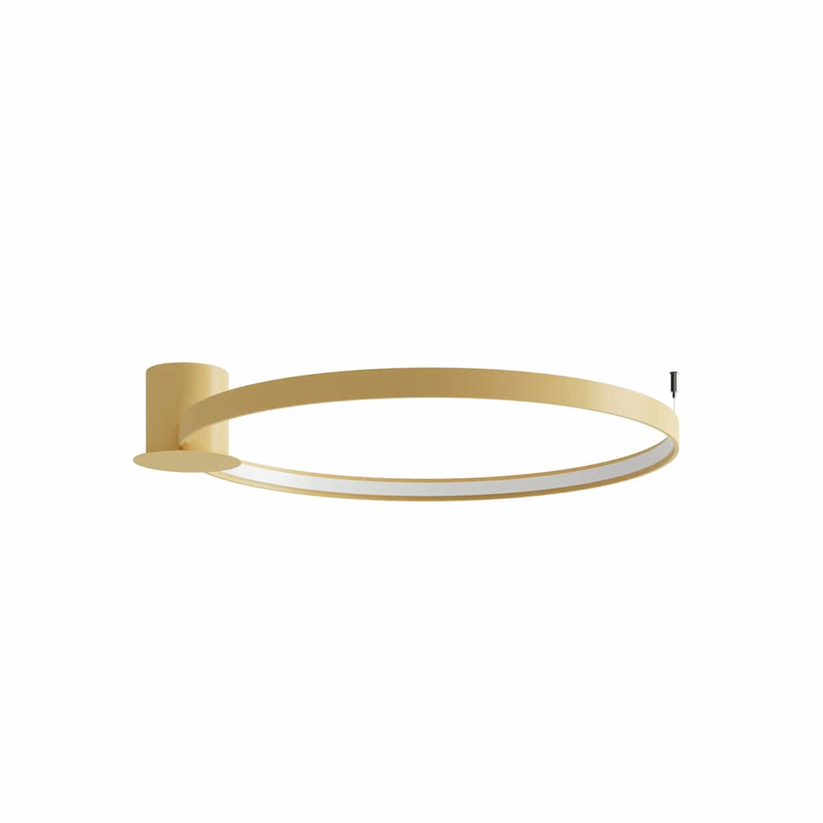 Sollux Lighting RIO 78 Ceiling Lamp Golden LED 4000K - Circular Design - High CRI - Flicker-Free - Energy Efficient - Long-Lasting and Versatile Lighting