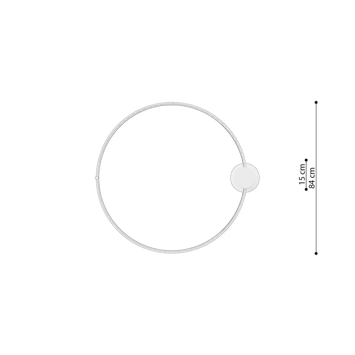 Sollux Lighting Rio 78 White LED Ceiling Lamp - 3000K Warm Light - Modern Circular Design - CRI 90+ - Flicker-Free & Energy Efficient - Sleek & Versatile Elegance
