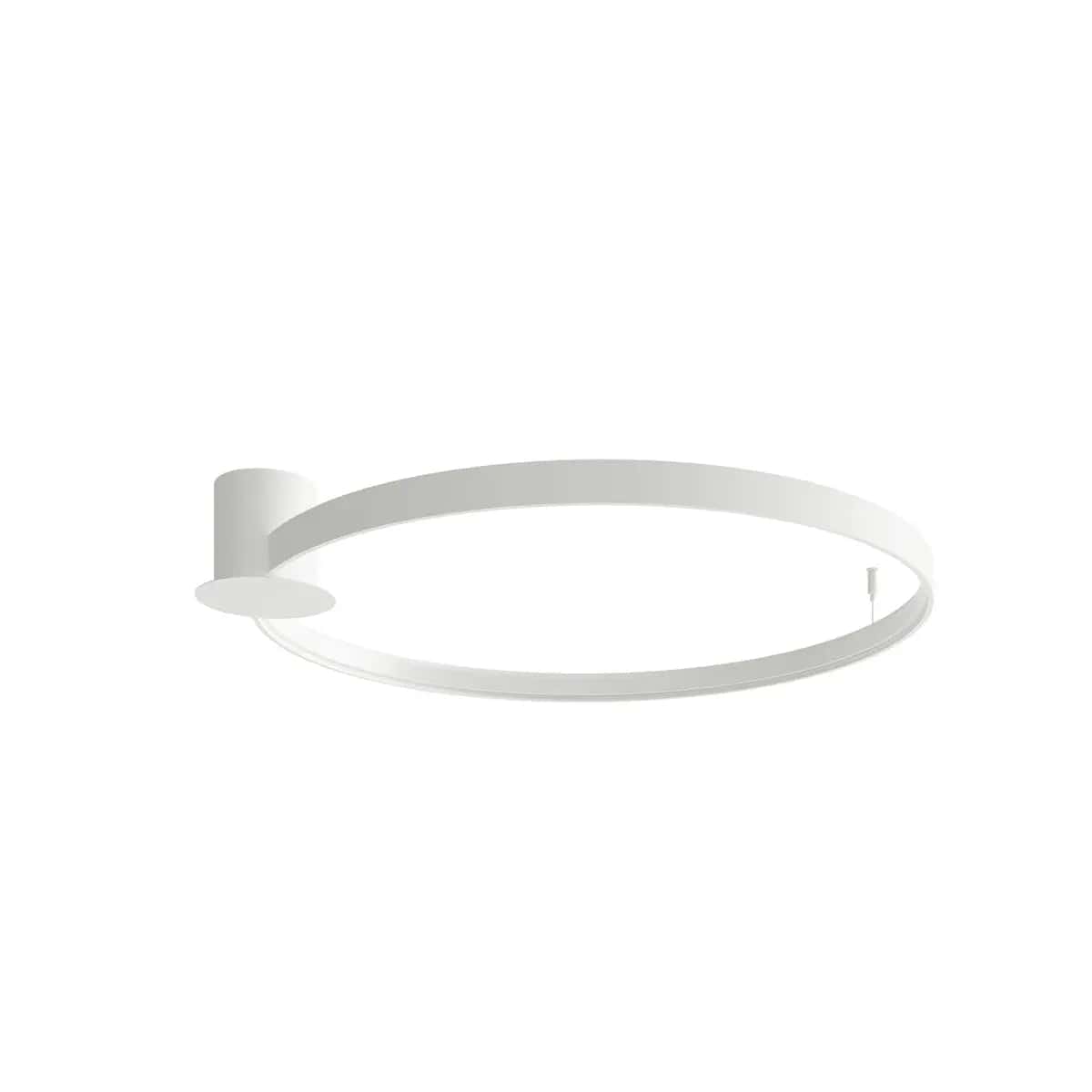 Sollux Lighting Rio 78 White LED Ceiling Lamp - 4000K Cool Light - Modern Circular Design - CRI 95+ - Flicker-Free & Energy Efficient - Sleek & Versatile Elegance