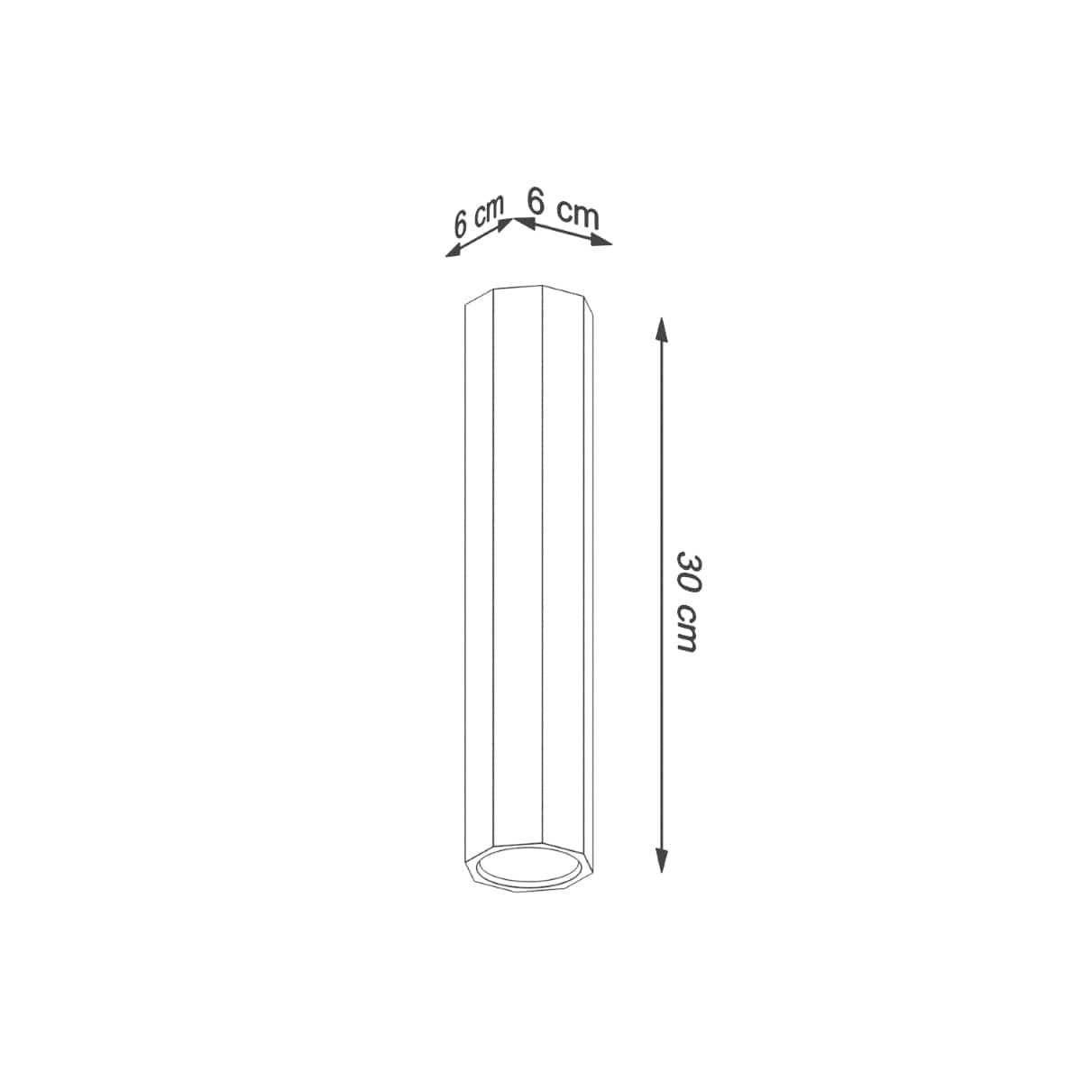 Sollux Lighting ZEKE 30 Oak Ceiling Lamp – Minimalist Wooden Lighting – Warm and Elegant Ambiance – Ideal for Loft & Industrial Interiors – Adjustable Light Options