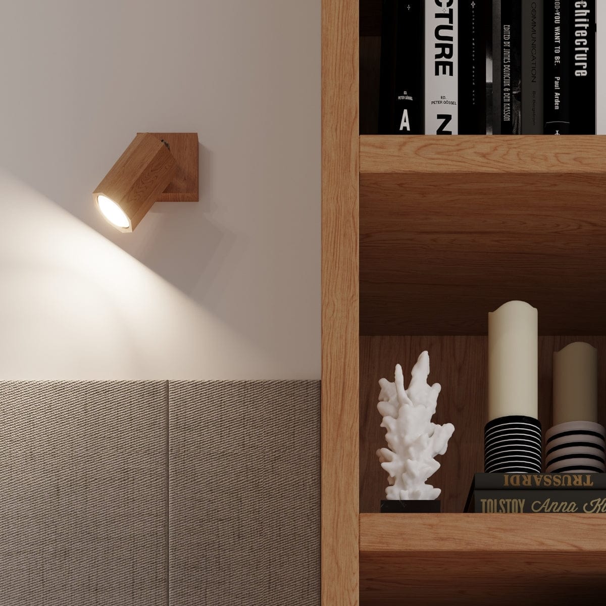 Sollux Lighting ZEKE 30 Oak Ceiling Lamp – Minimalist Wooden Lighting – Warm and Elegant Ambiance – Ideal for Loft & Industrial Interiors – Adjustable Light Options