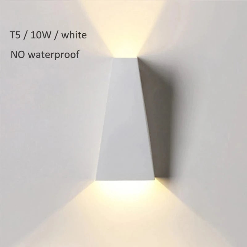 Verthara 10W Waterproof LED Wall Lamp Fixture with Dual Heads for Indoor and Outdoor Wall Lights