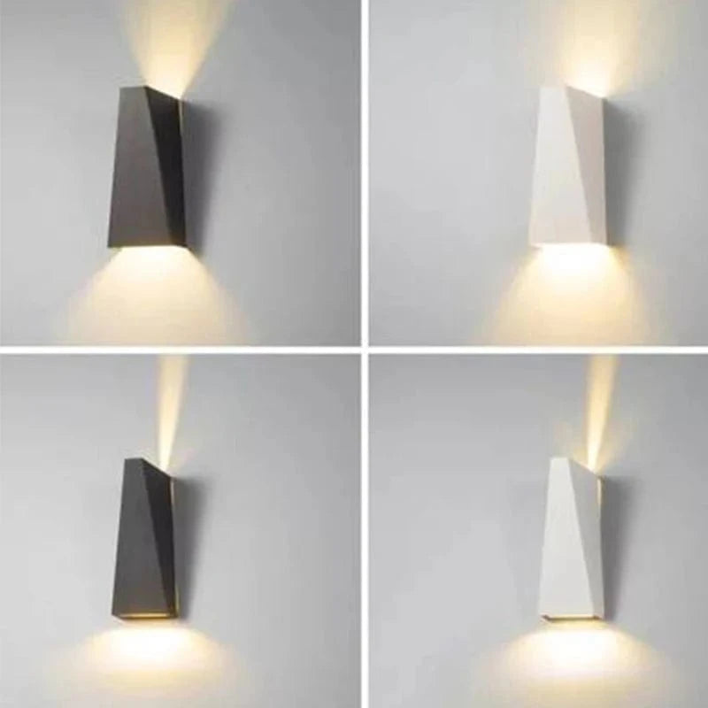 Verthara 10W Waterproof LED Wall Lamp Fixture with Dual Heads for Indoor and Outdoor Wall Lights