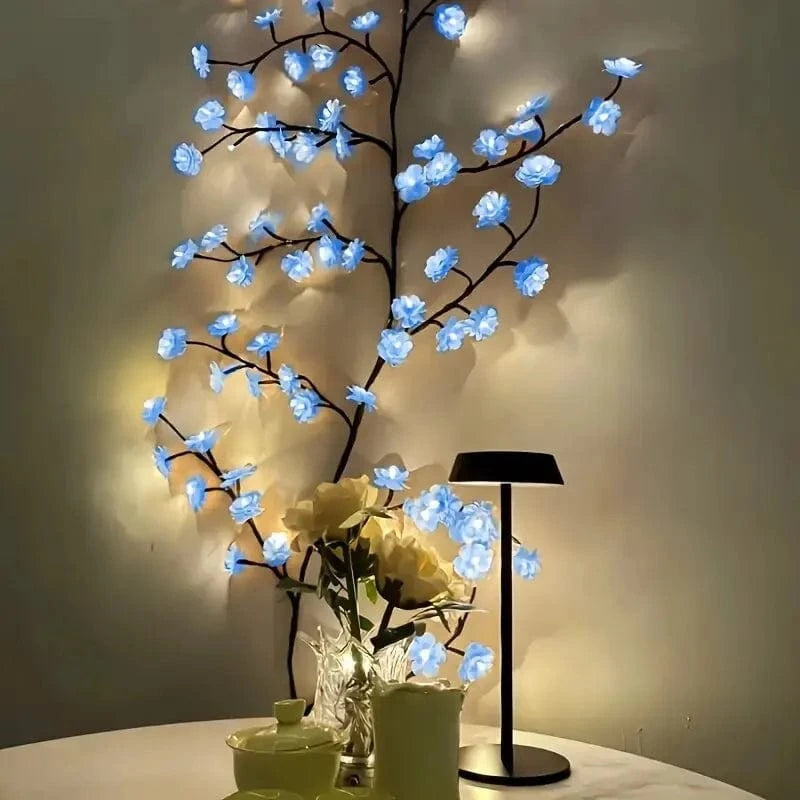 Verthara 96LED Cherry Blossom Branch Lights - Warm White USB Powered Indoor Outdoor Decorative Night Lights