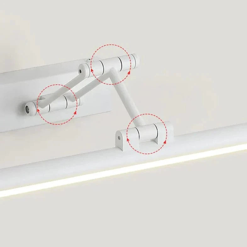 Verthara Adjustable Mirror LED Light - Wall Lamp
