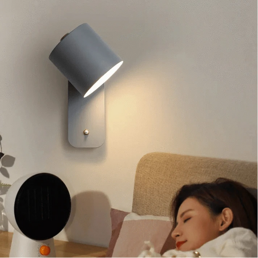 Verthara Adjustable Nordic Wall Lamp with Rotatable Sconce Light and Integrated Switch – Indoor Wall Lights for Home Decor