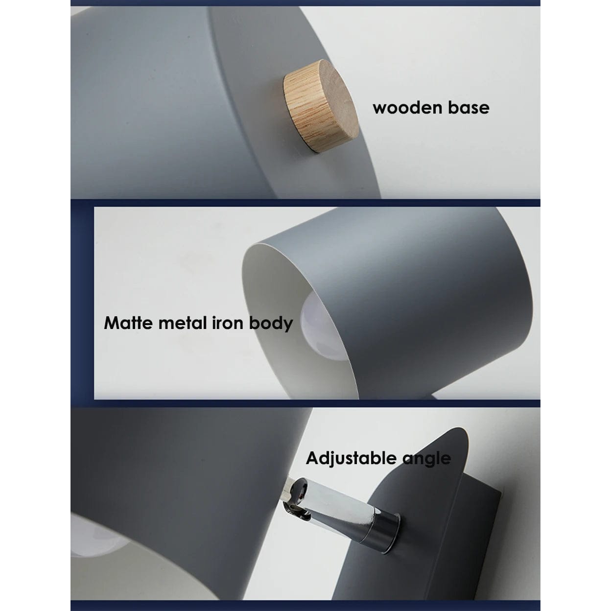 Verthara Adjustable Nordic Wall Lamp with Rotatable Sconce Light and Integrated Switch – Indoor Wall Lights for Home Decor