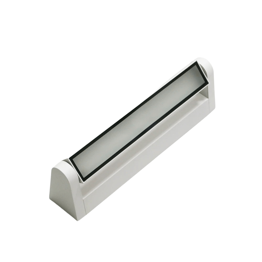 Verthara Adjustable Outdoor Wall Lamp, Waterproof Aluminum Exterior Lighting Fixture for Garden and Patio, Modern Outdoor Wall Lights Warm White / Round White body / L 235mm