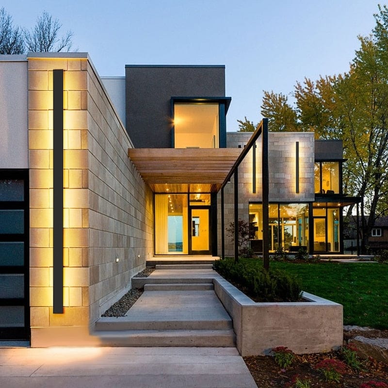 Verthara Aluminum Backlit Modern Wall Lamp Warm White / 30cm / 11.8in