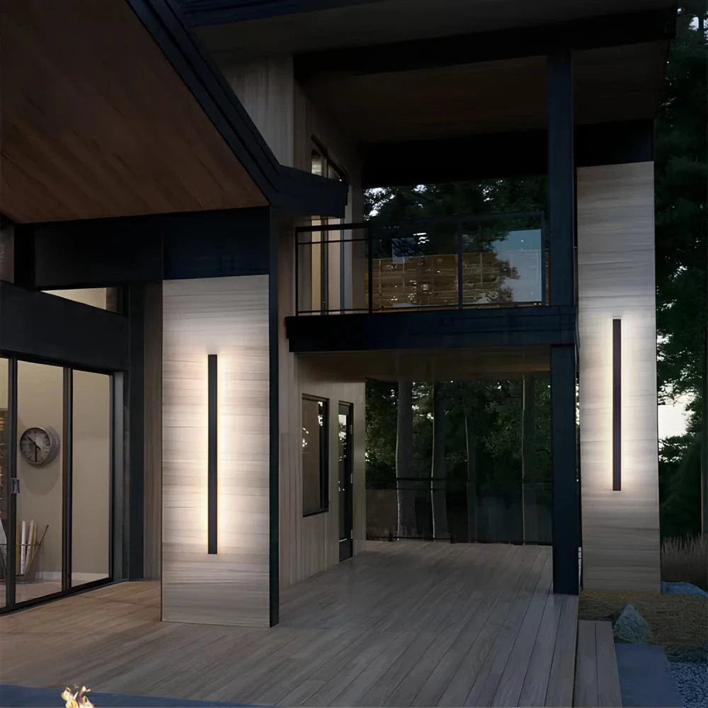 Verthara Aluminum Backlit Modern Wall Lamp