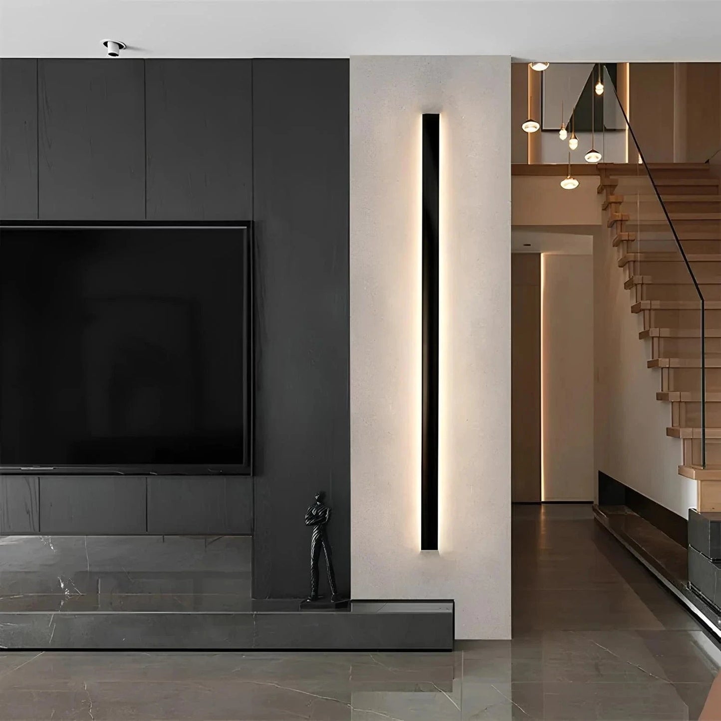 Verthara Aluminum Backlit Modern Wall Lamp