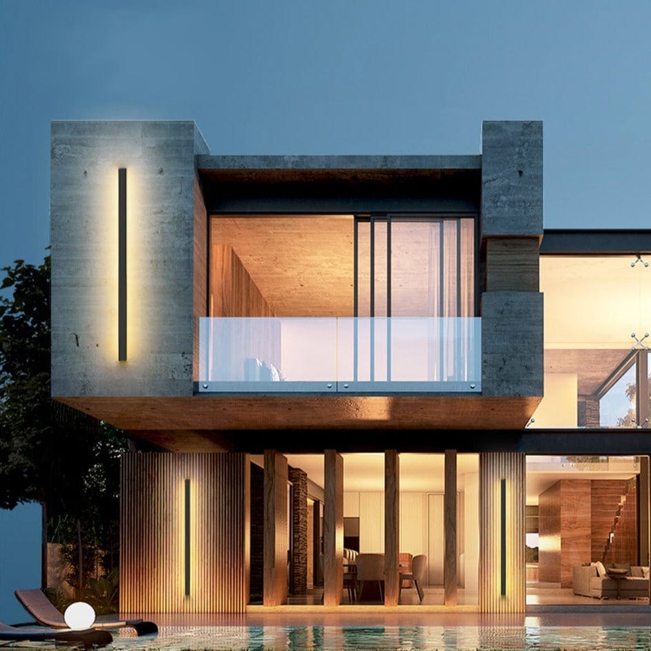 Verthara Aluminum Backlit Modern Wall Lamp