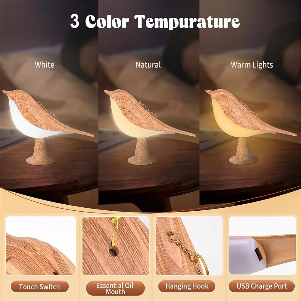 Verthara Bird Rechargeable Night Light