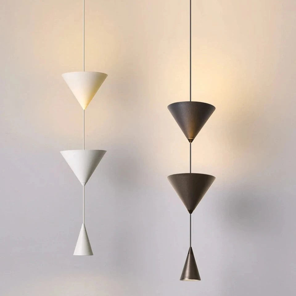 Verthara Black Cone Pendant Light Fixture for Kitchen and Bedroom – Industrial Hanging Lights, 17W Energy Efficient Design