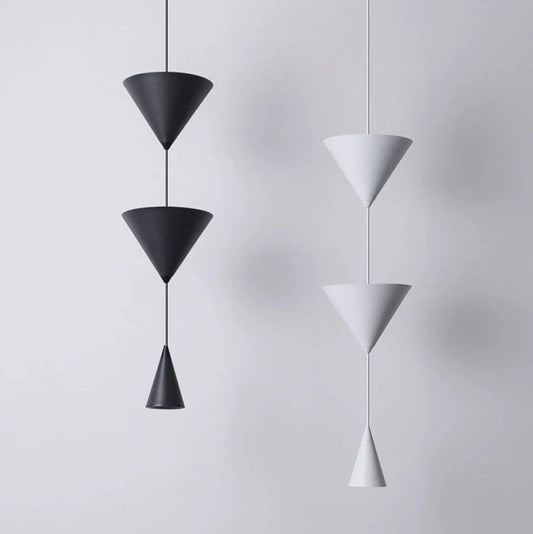 Verthara Black Cone Pendant Light Fixture for Kitchen and Bedroom – Industrial Hanging Lights, 17W Energy Efficient Design