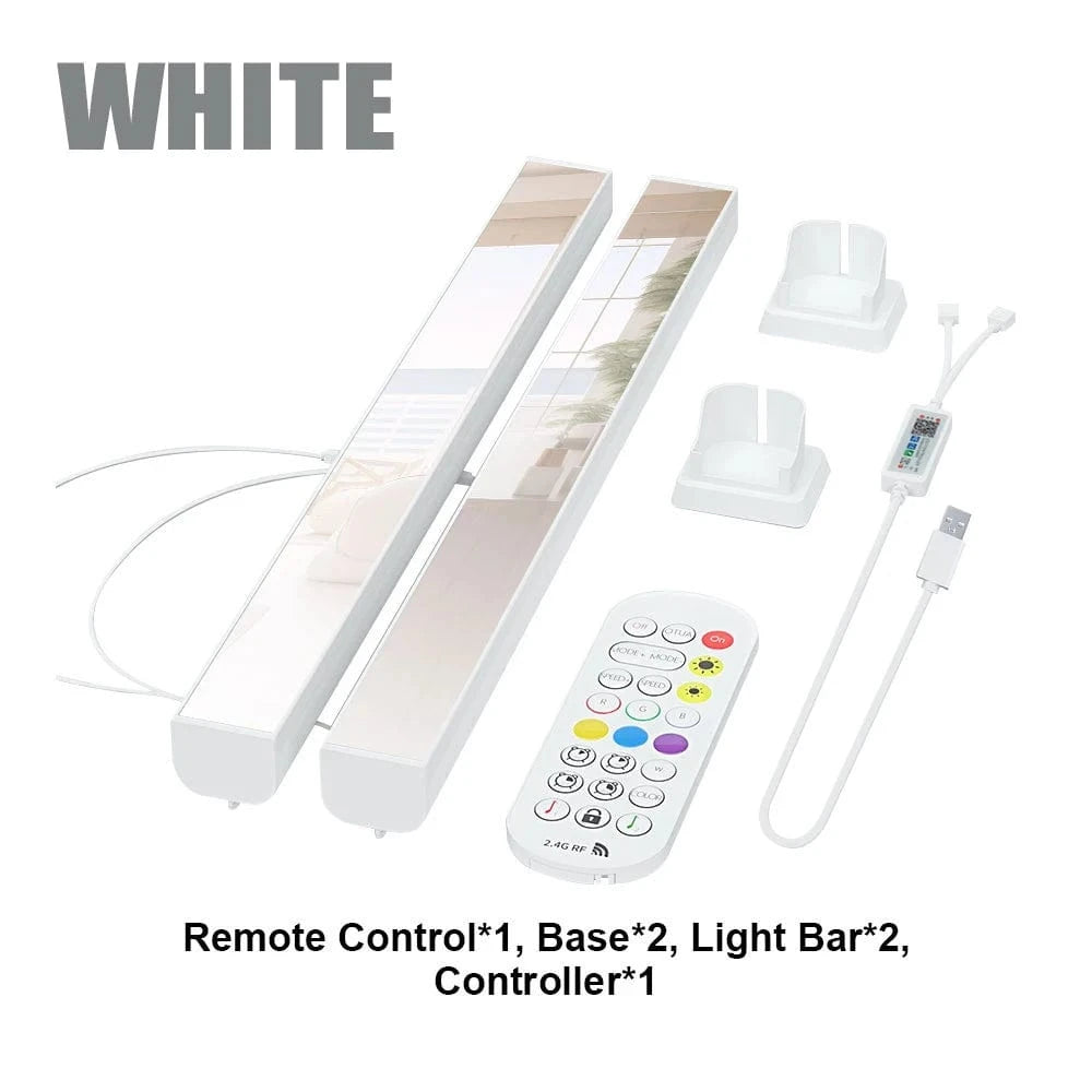 Verthara Bluetooth RGB Ambient Light – Versatile Desktop Mood Lamp with Remote Control and Dual Installation Modes