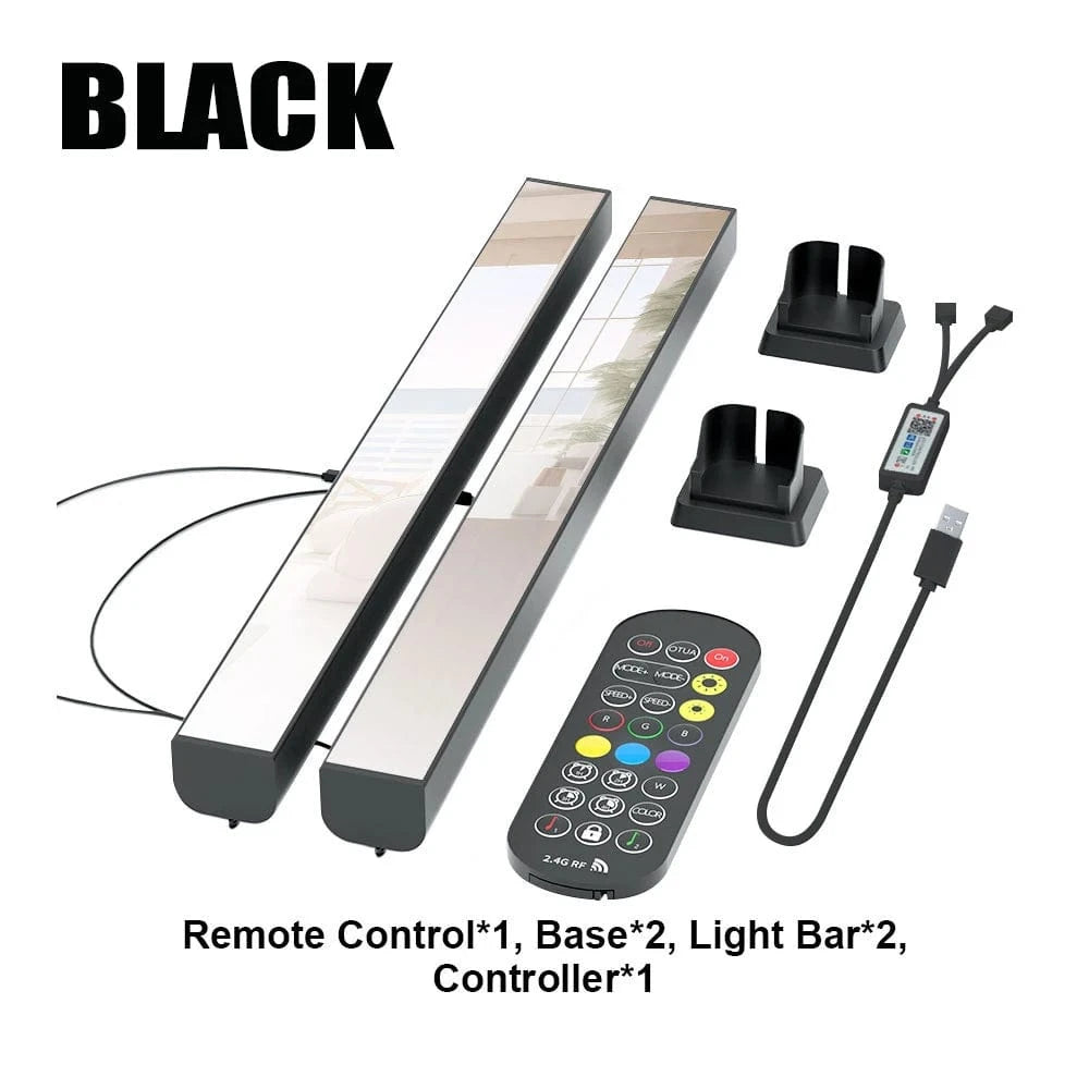 Verthara Bluetooth RGB Ambient Light – Versatile Desktop Mood Lamp with Remote Control and Dual Installation Modes