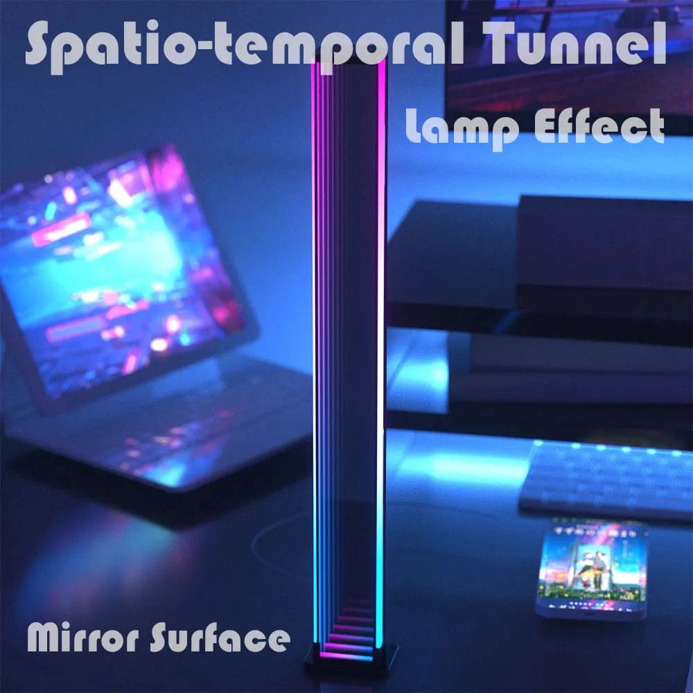 Verthara Bluetooth RGB Ambient Light – Versatile Desktop Mood Lamp with Remote Control and Dual Installation Modes