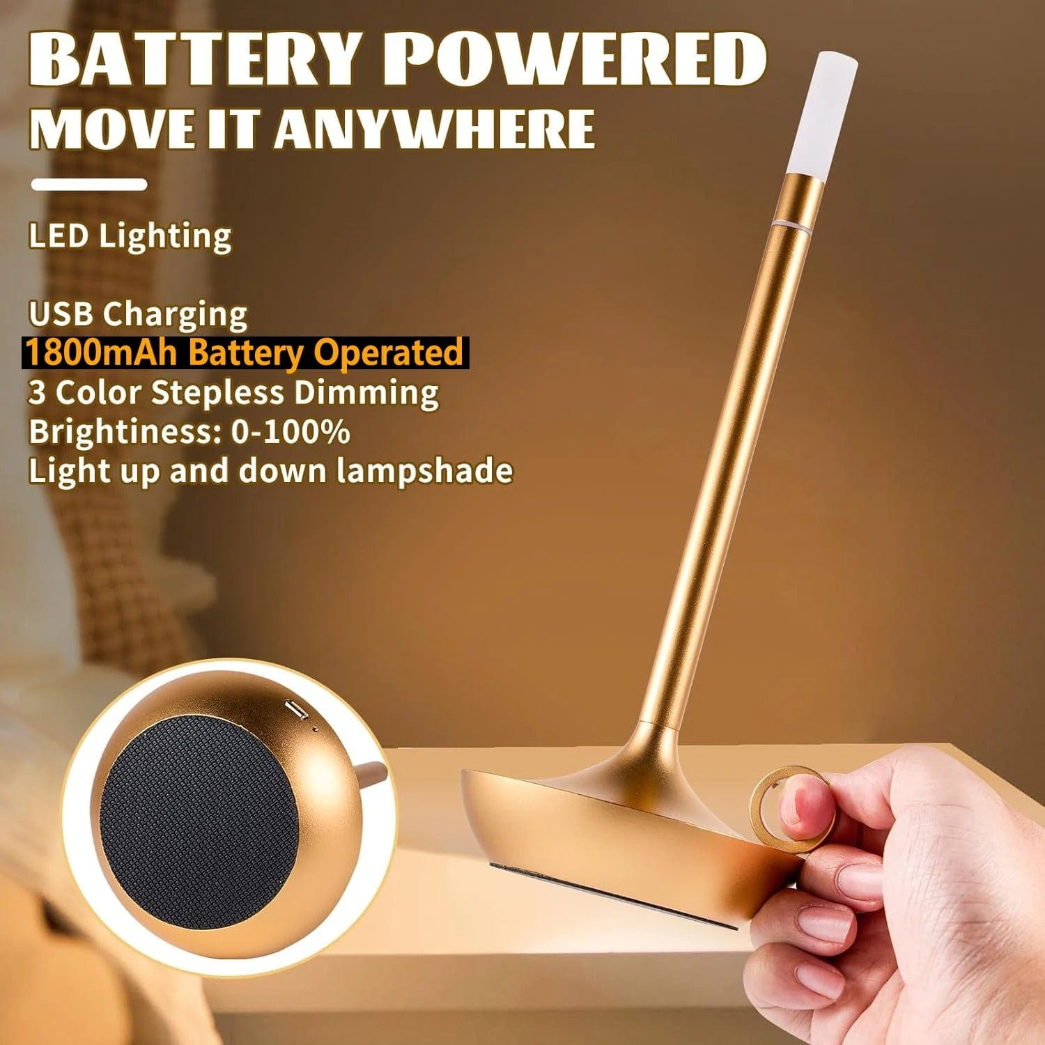 Verthara Candlestick Table Lamp