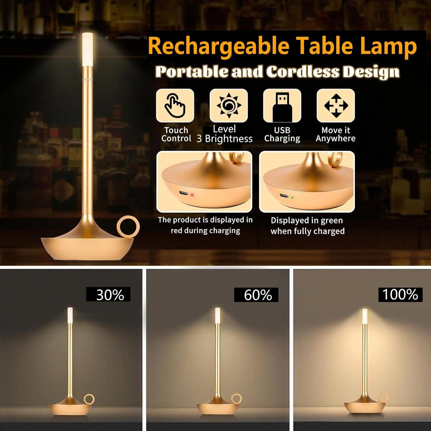 Verthara Candlestick Table Lamp