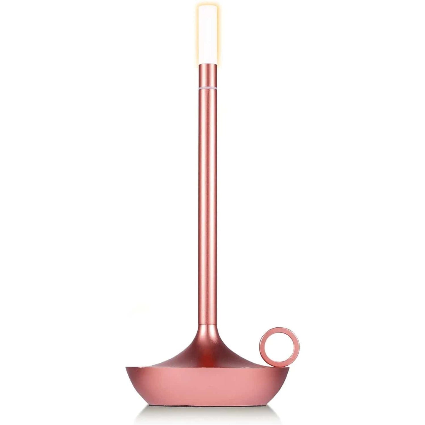 Verthara Candlestick Table Lamp Rose Gold