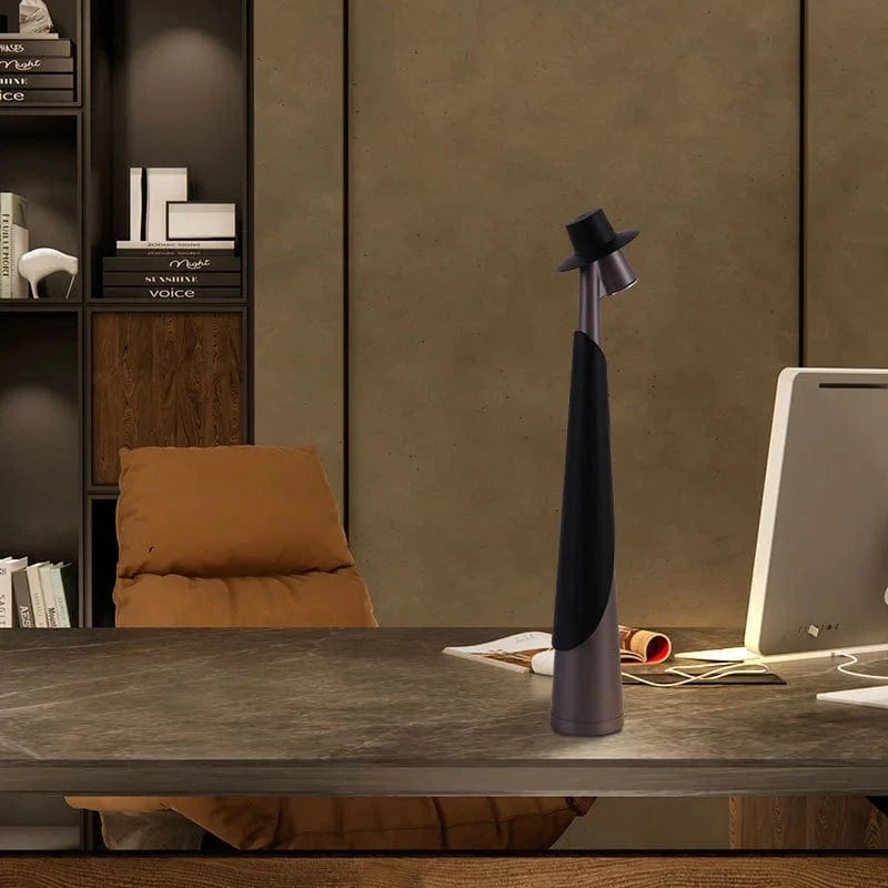 Verthara Classic Rechargeable Touch LED Desk Lamp with Wireless Charging and 3-Level Dimming – Cordless Table Lamp for Home and Office