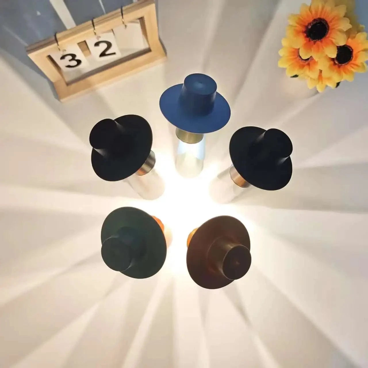 Verthara Classic Rechargeable Touch LED Desk Lamp with Wireless Charging and 3-Level Dimming – Cordless Table Lamp for Home and Office