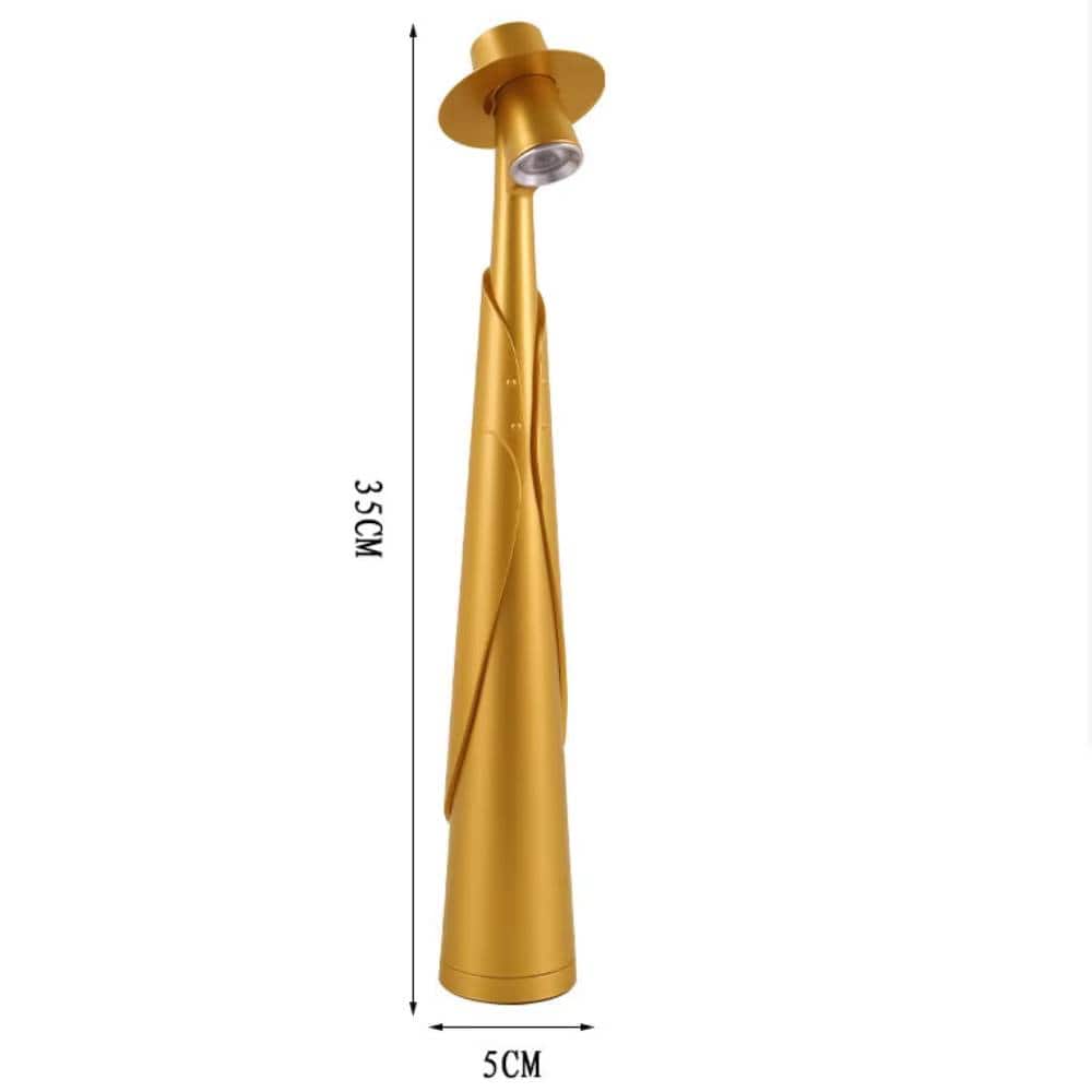 Verthara Classic Rechargeable Touch LED Desk Lamp with Wireless Charging and 3-Level Dimming – Cordless Table Lamp for Home and Office