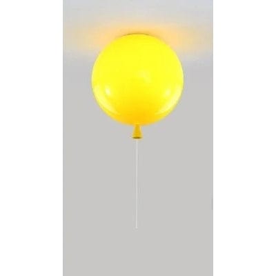 Verthara Colorful LED Ceiling Light Fixture for Kids' Rooms – Energy-Efficient Balloon Design, Eye-Safe Illumination Yellow / Dia30cm