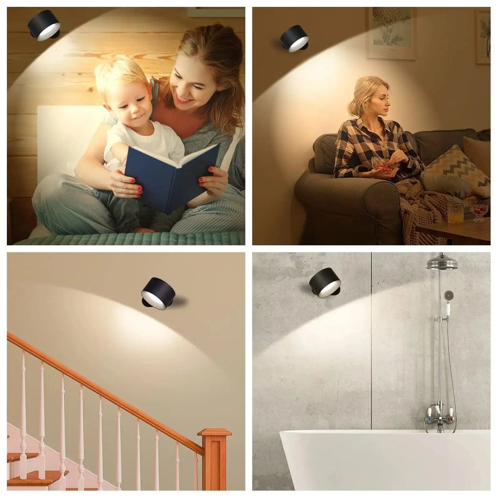 Verthara Cordless Wall Lamp - Battery Operated Light - Ambilume