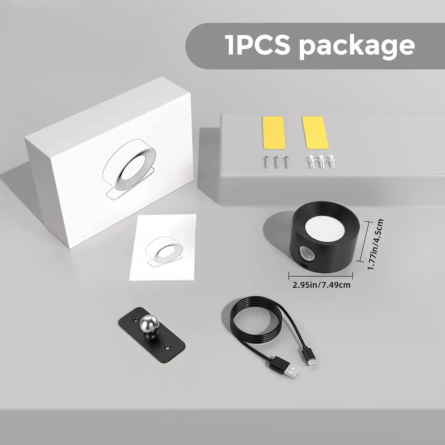 Verthara Cordless Wall Lamp - Battery Operated Light - Ambilume