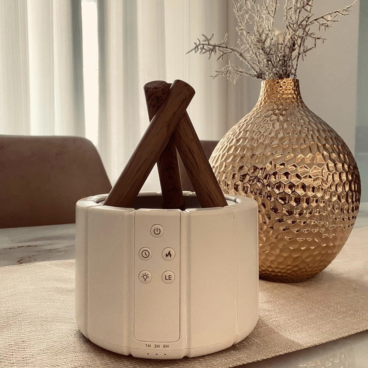 Verthara Cozy Campfire Design Bonfire Humidifie