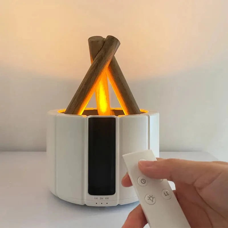 Verthara Cozy Campfire Design Bonfire Humidifie