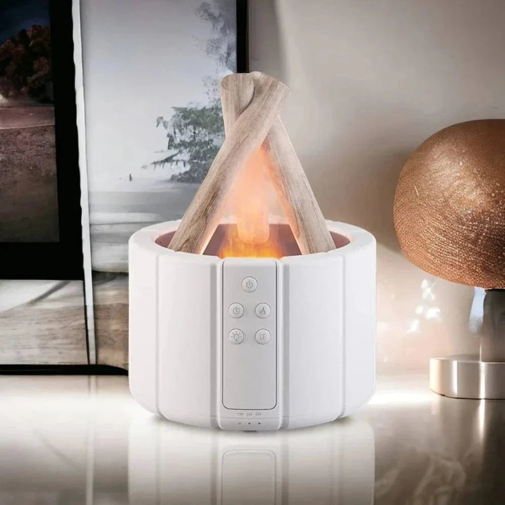 Verthara Cozy Campfire Design Bonfire Humidifie